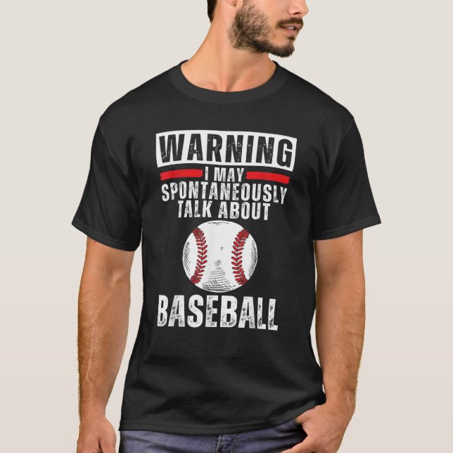 Camiseta Baseball Sayings For Men Women Kids  Baseball (Frente)