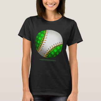 Camiseta Baseball Shamrock Retro St Patricks Day Irish Spor