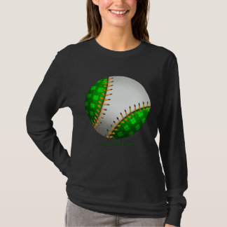 Camiseta Baseball Shamrock Retro St Patricks Day Irish Spor