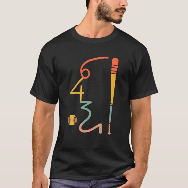 Camiseta Baseball Softball 643 Common Score Math (Frente)