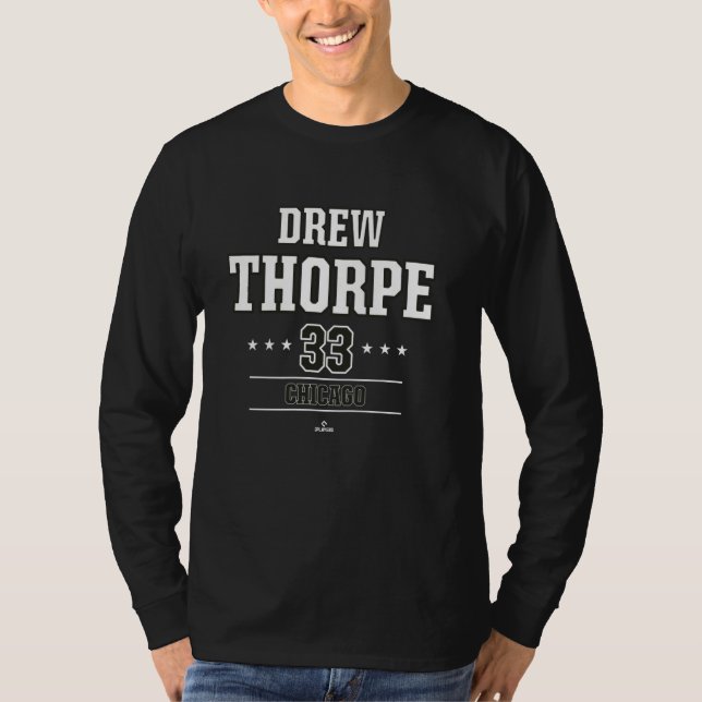 Camiseta Baseball Star Drew Thorpe Chicago MLBPA (Frente)
