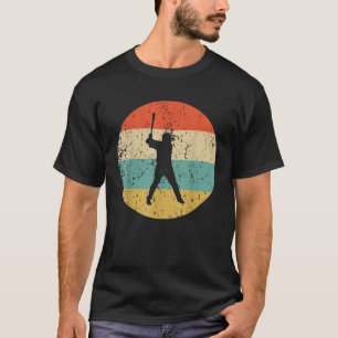 Camiseta Baseball Vintage Retro Jogador de Beisebol