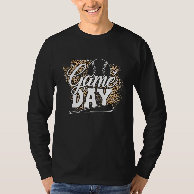 Camiseta Baseball Womens Game Day Baseball Player Softball  (Frente)