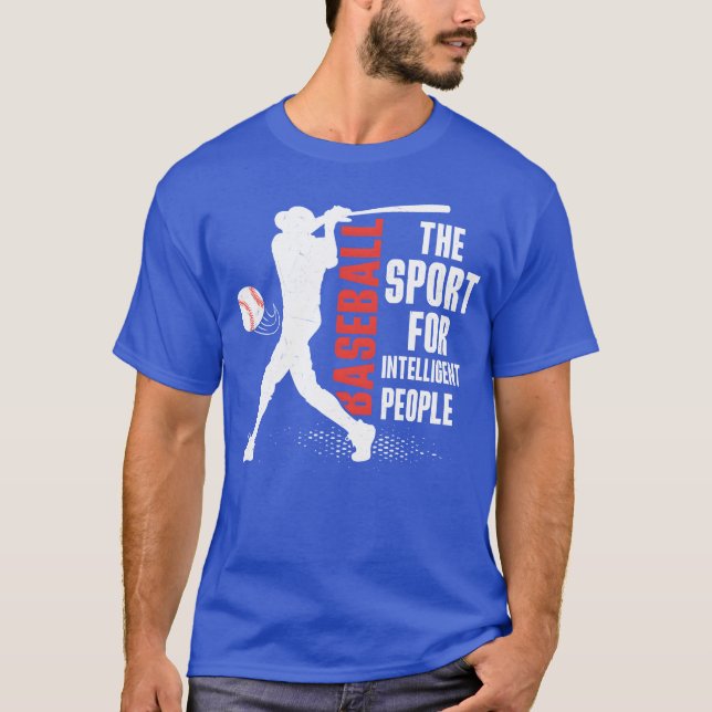 Camiseta Baseballhe Sport For Intelligent People Sport Fa f (Frente)
