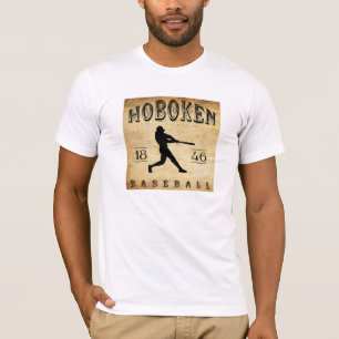 Camiseta Basebol 1846 de Hoboken New-jersey