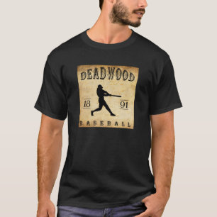 Camiseta Basebol 1891 de South Dakota da palha