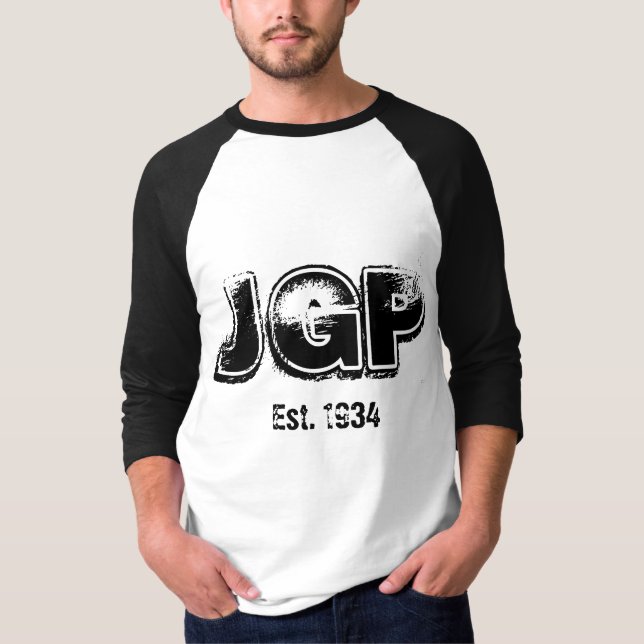 Camiseta Basebol 1934 de JGP (Frente)