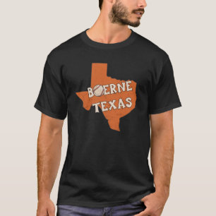 Camiseta Basebol da Liga Infantil Retro Boerne Texas