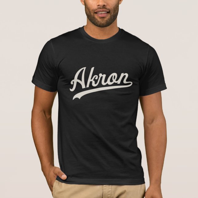 Camiseta Basebol de Akron (Frente)