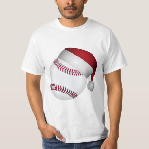 Camiseta Basebol de Natal