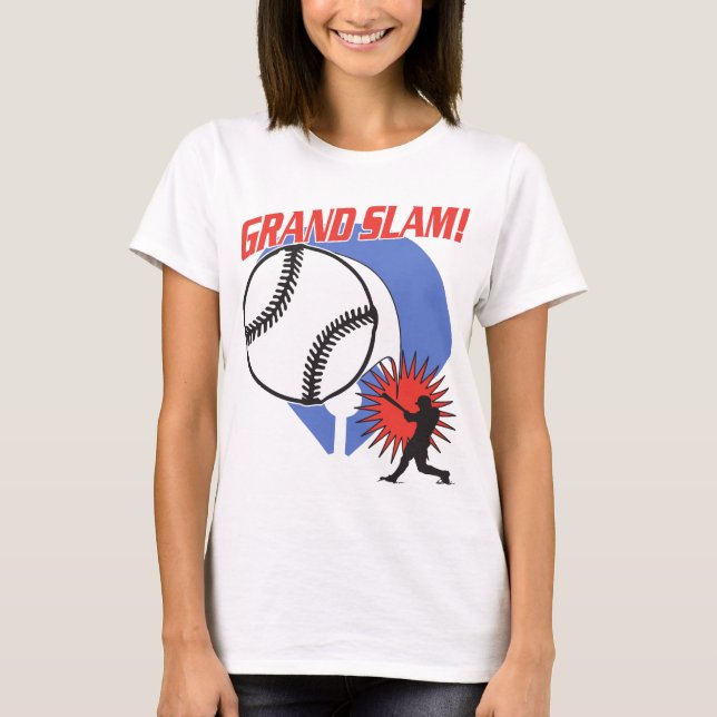 Camiseta Basebol do grand slam (Frente)