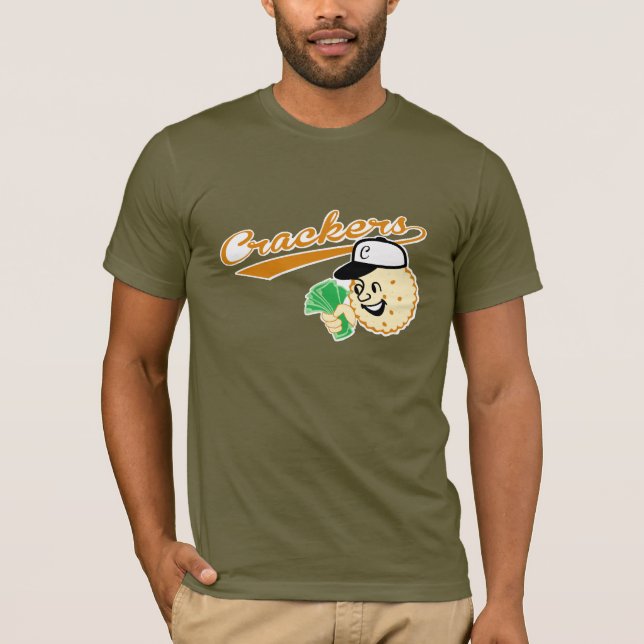 Camiseta Basebol dos biscoitos (Frente)