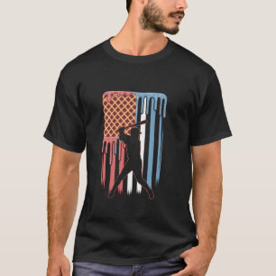 Camiseta Basebol Dripping EUA Gotejamento Crianças Meninos