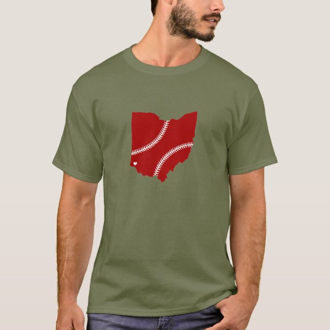 Camiseta Basebol em Ohio (Frente)