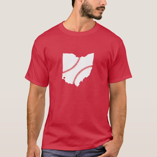 Camiseta Basebol em Ohio (Frente)