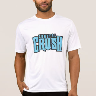 Camiseta basebol litoral do esmagamento