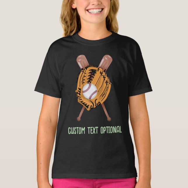 Camiseta Basebol, Luvas e Tacos (Frente)