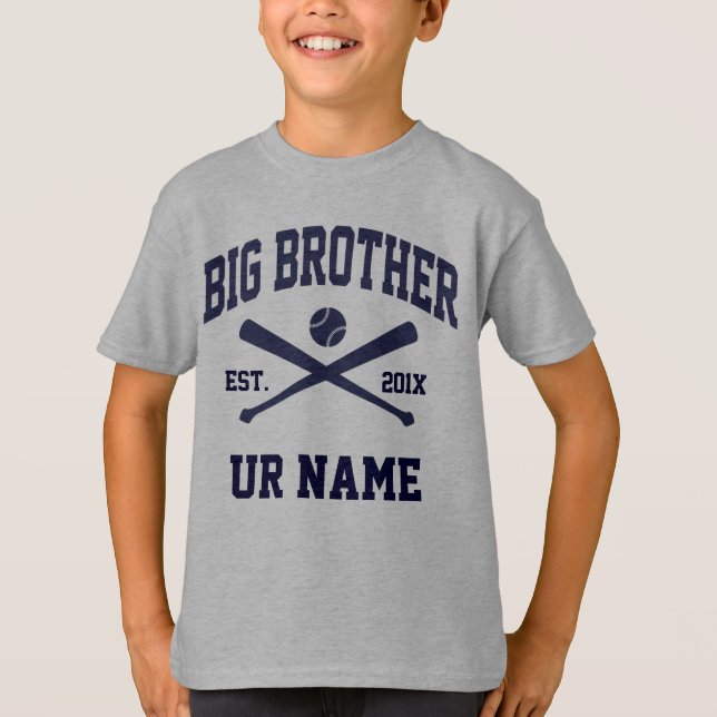 Camiseta Basebol personalizado do big brother (Frente)