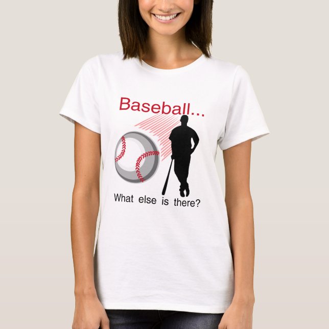 Camiseta Basebol que t-shirt e presentes outros (Frente)