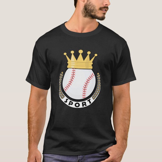 Camiseta Basebol - Rei dos Esportes (Frente)