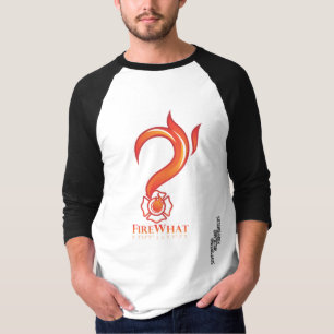 Camiseta Basebol t da luva do clássico 3/4 dos homens do F