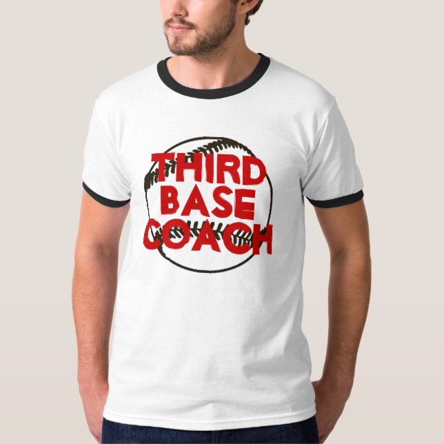 Camiseta basebol, terceira, base, treinador (Frente)