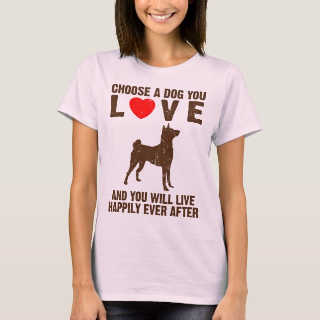 Camiseta Basenji (Frente)
