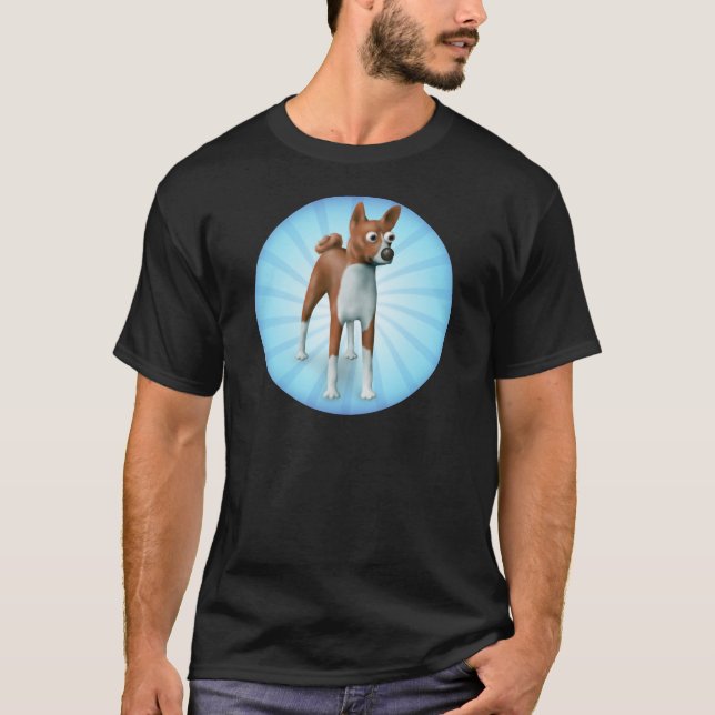 Camiseta Basenji BAS1 (Frente)