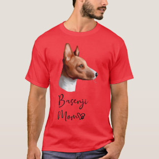 Camiseta Basenji Dog Mãe Cute Puppy Dog Proprietário de T-S
