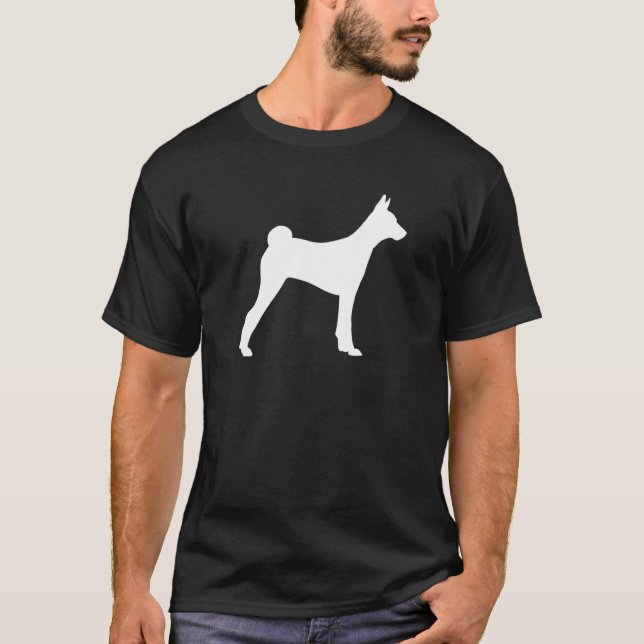Camiseta Basenji Dog  Mom Dad Pet Cute  Puppy 1 (Frente)