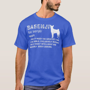 Camiseta Basenji dog owner tem uma definição engraçada de a