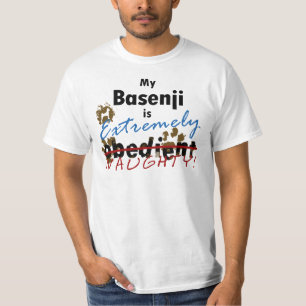 Camiseta Basenji extremamente impertinente