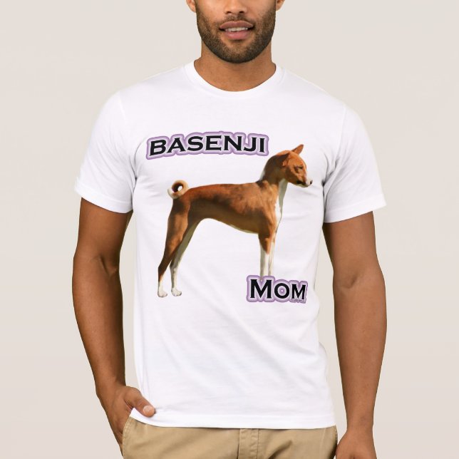 Camiseta Basenji Mãe 4 (Frente)