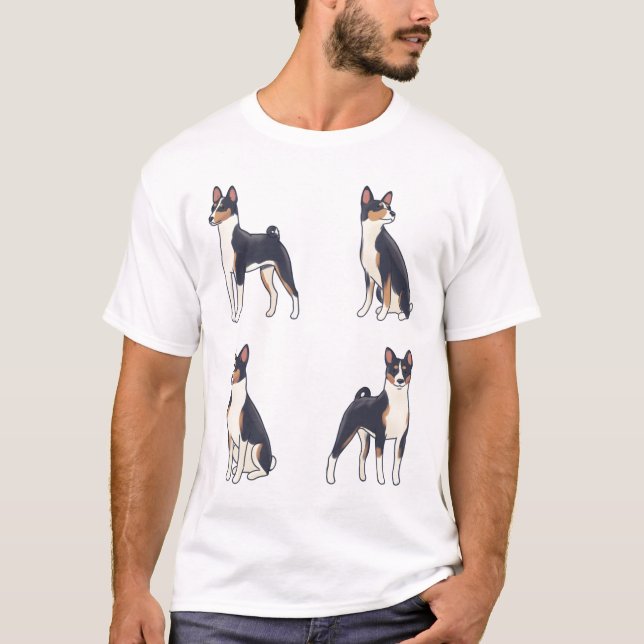 Camiseta Basenji Magic (Frente)