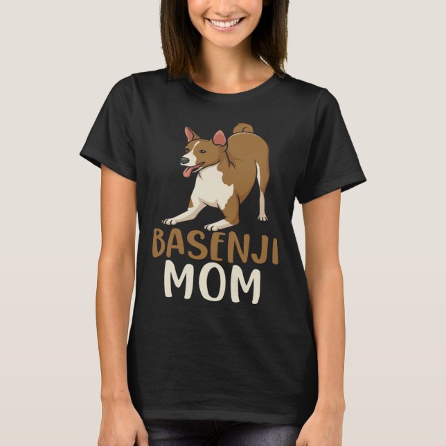 Camiseta Basenji Mom Animal Dog Owner (Frente)
