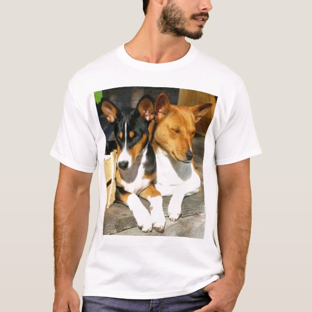 Camiseta Basenji Tucson e Basja (Frente)