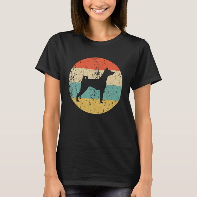 Camiseta Basenji Vintage Retro Basenji Dog Lover (Frente)