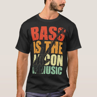 Camiseta BASES É A BASE DA MÚSICA... presente de bassista e