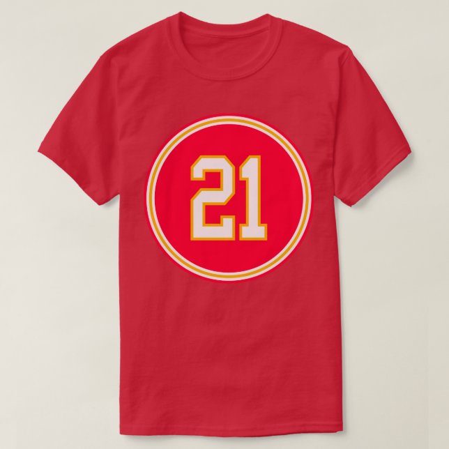 Camiseta Bashaud Breeland Número 21 Jersey Kansas City Chie (Frente do Design)