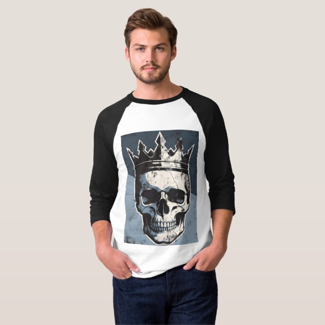 Camiseta Basic 3/4 Sleeve Raglan T-Shirt (Frente Completa)
