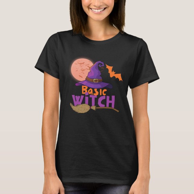 Camiseta Basic Witch - for women halloween 2024  (Frente)