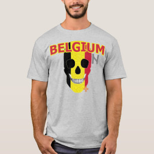 Camiseta básica B2 da HANDSKULL Bélgica