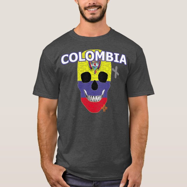 Camiseta básica B2 HANDSKULL Colombia (Frente)