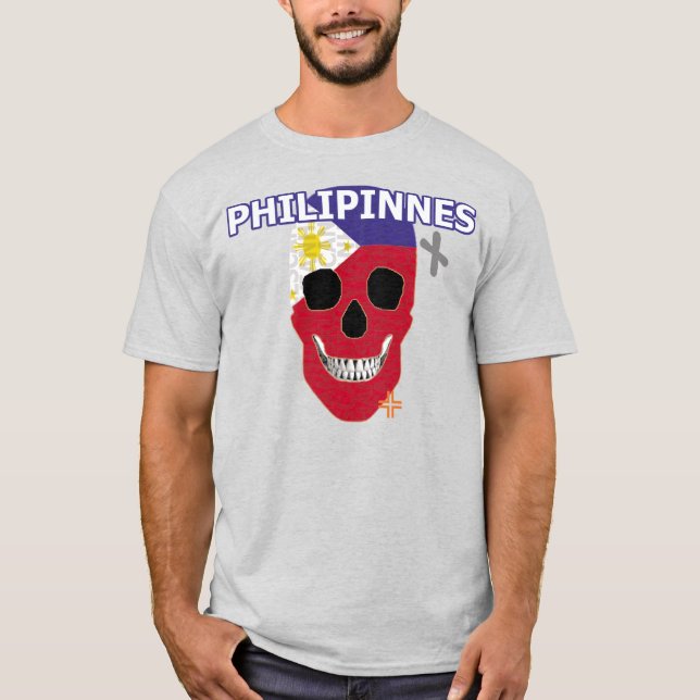 Camiseta básica B2 HANDSKULL Filipinas (Frente)