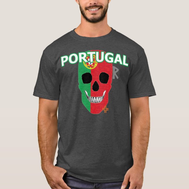 Camiseta básica B2 HANDSKULL Portugal (Frente)