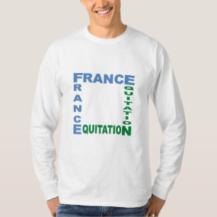Camiseta básica branca FRANÇA HORSEMANSHIP