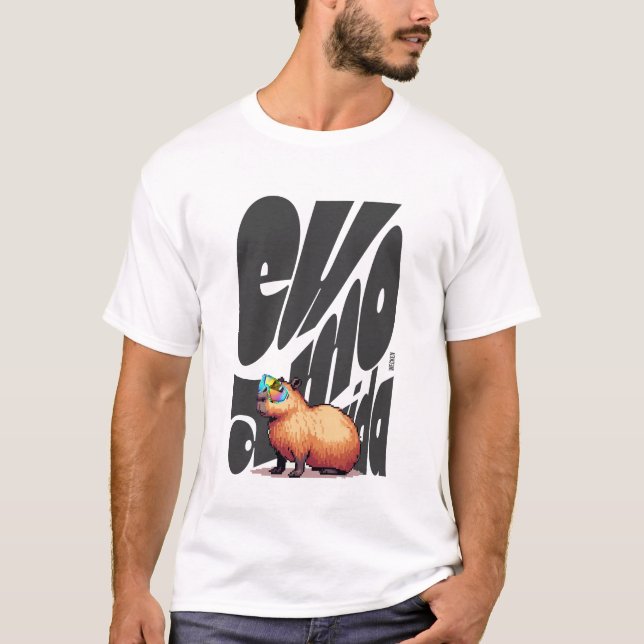 Camiseta Básica Capybara (Frente)