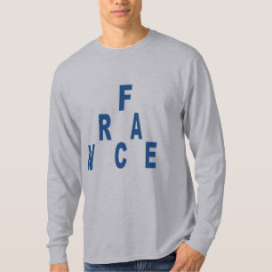 Camiseta básica cinza FRANCE BLUE
