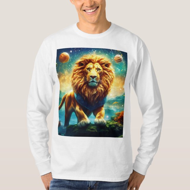 Camiseta Básica com Mangas Longas (Frente)