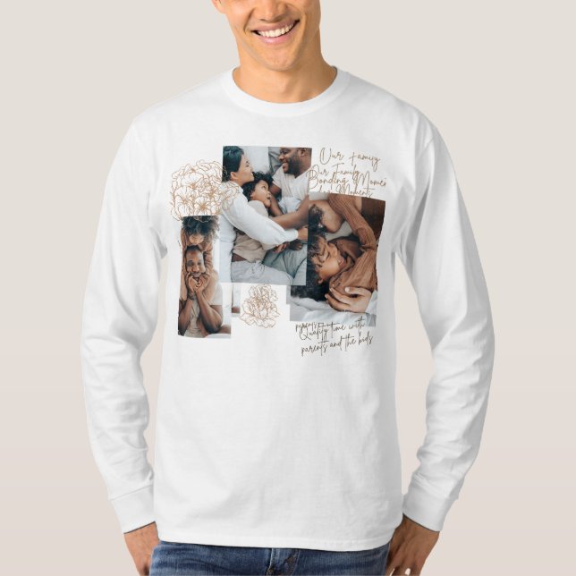 Camiseta Básica com Mangas Longas (Frente)